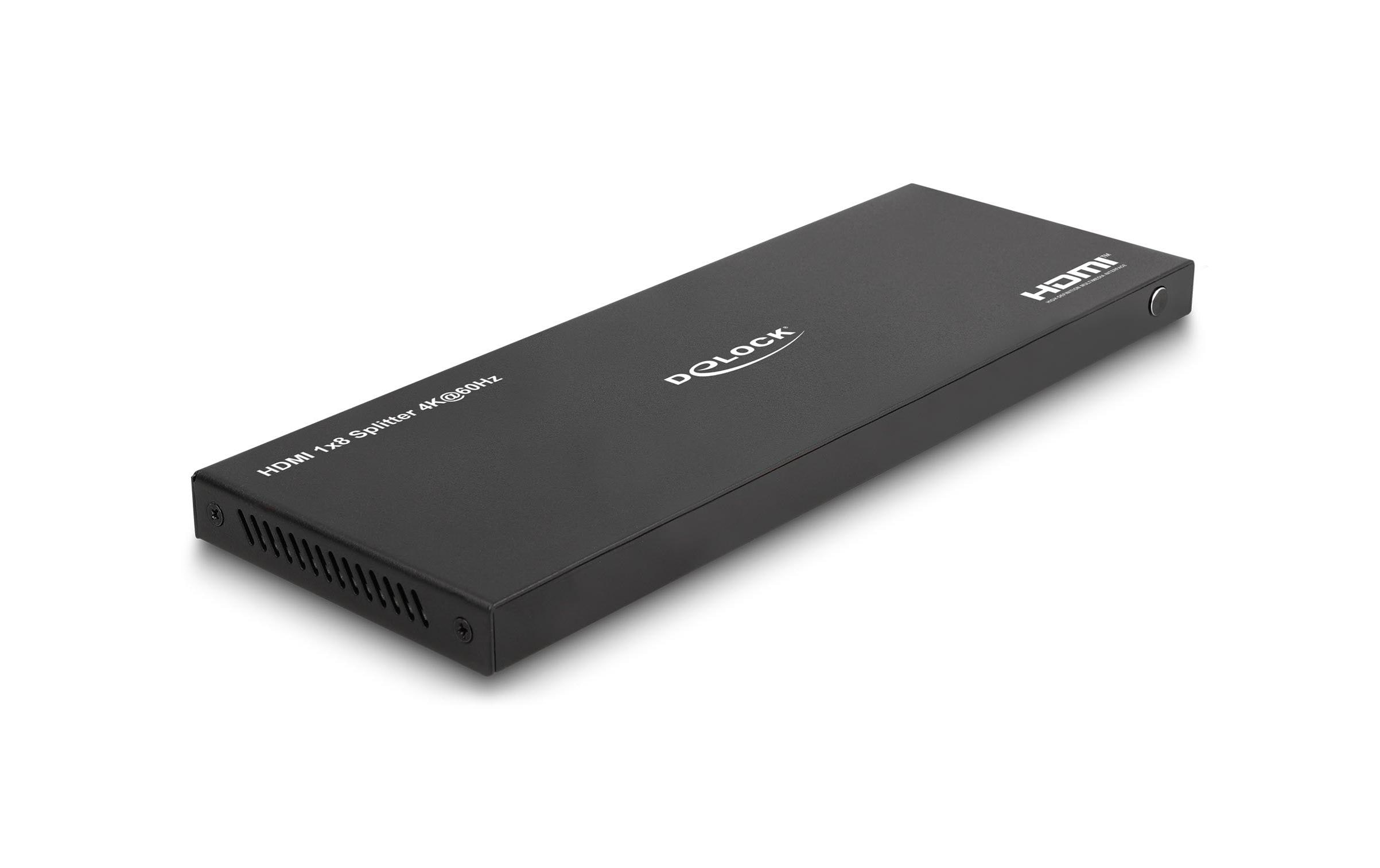 Delock 8-Port Signalsplitter HDMI-HDMI 4K/60 Hz