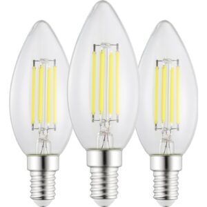 EGLO Leuchten Lampe 2.2W E14 Kerze 3er Pack Warmweiss (WW)