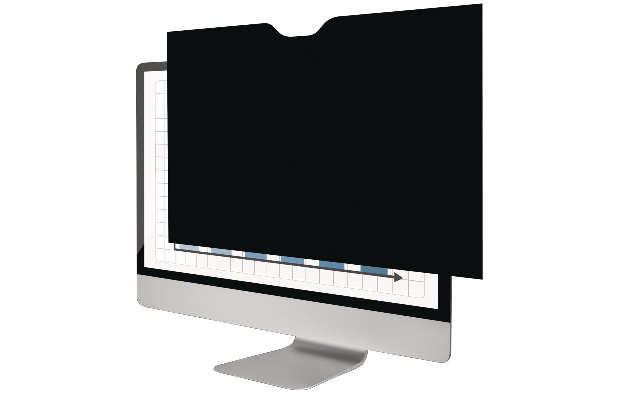 Fellowes Monitor-Bildschirmfolie Privacy 24/16:10